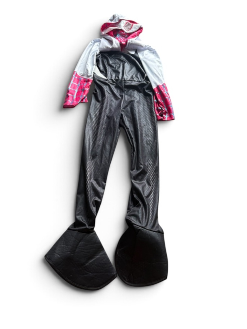 Spider-Man Ghost Spider Jumpsuit Bodysuit Costume 7 8 Gwen Pink Black Halloween